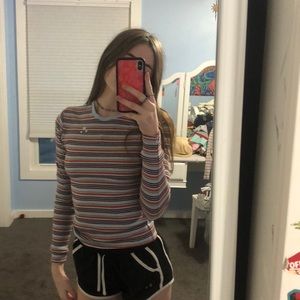 Women’s long sleeve striped shirt